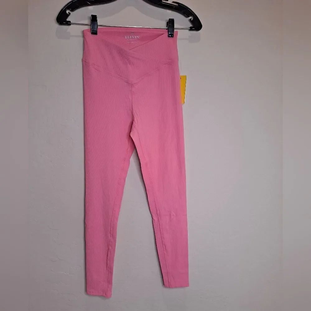 Eleven By Venus Williams Glamour Girl Leggings Bubble Gum Pink NWT Size …
